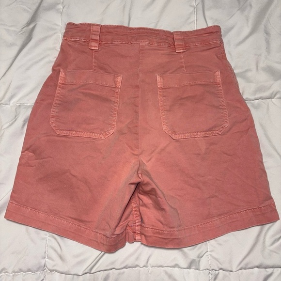 Boden Pink Chino Shorts 6 inch size 2 mom shorts coral - Picture 6 of 7